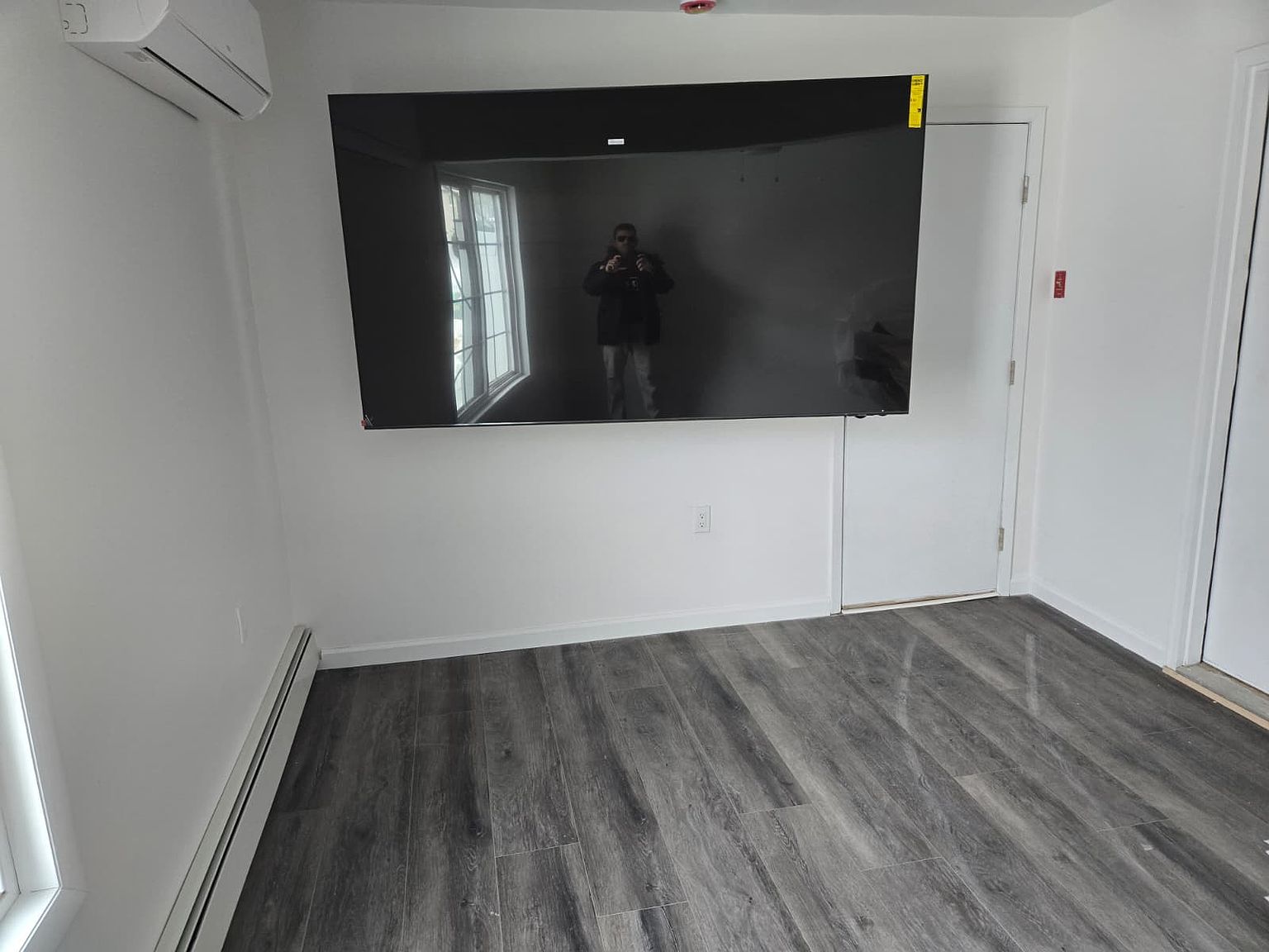 Living room in the two-bedroom apartment